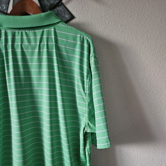 Peter Millar Men White Green Summer Comfort Wequetonsing Golf 1896 Club size XL. - Picture 11 of 13